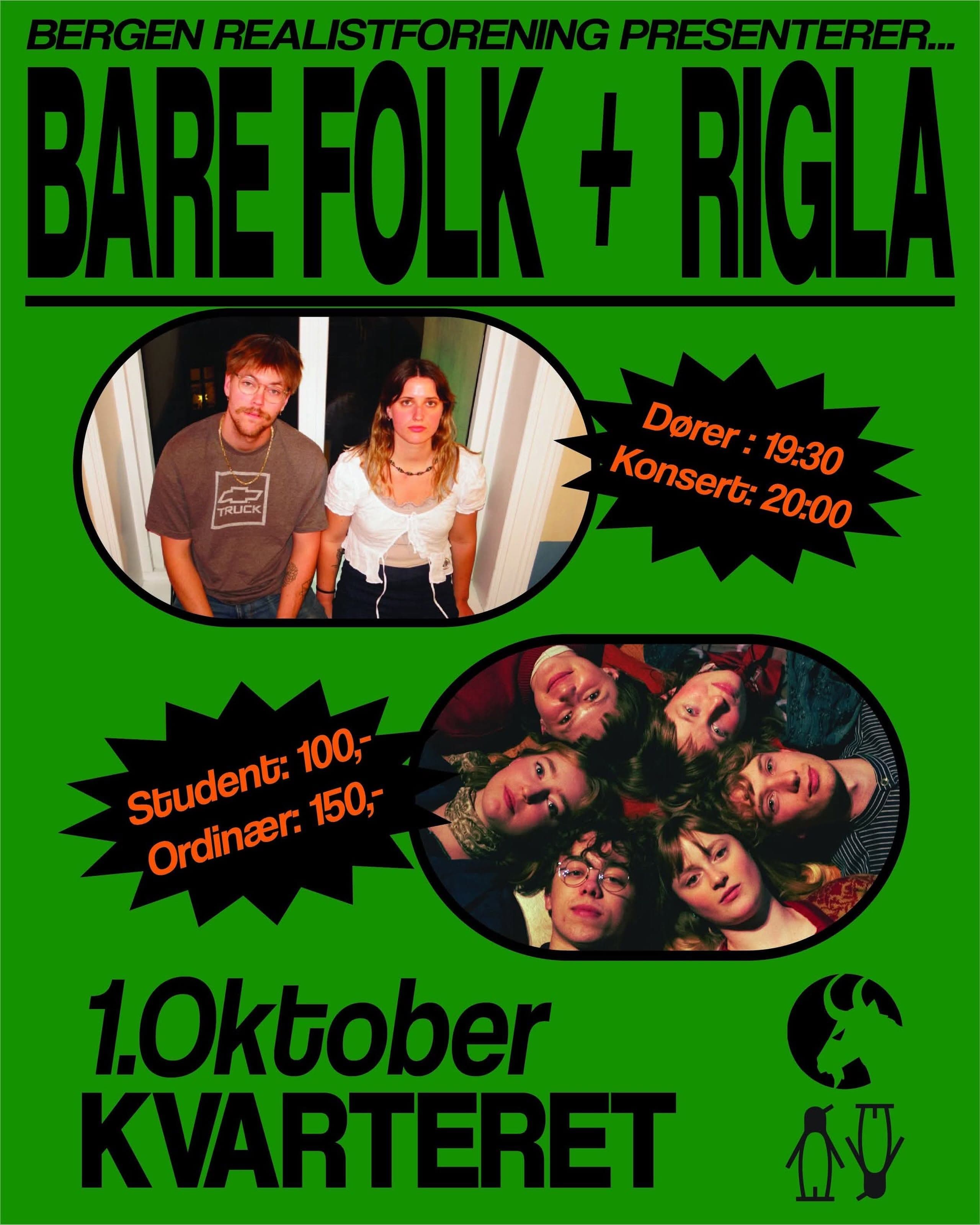 Bare Folk + Rigla